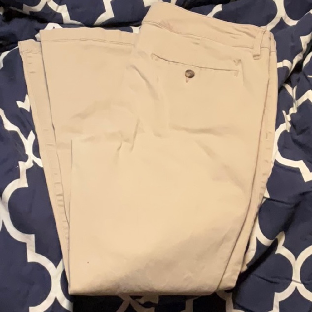 American Eagle Outfitters Tan Boot Cut Pants Classic Style